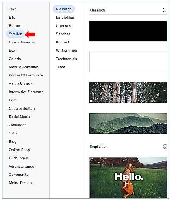 05 Elemente   Streifen