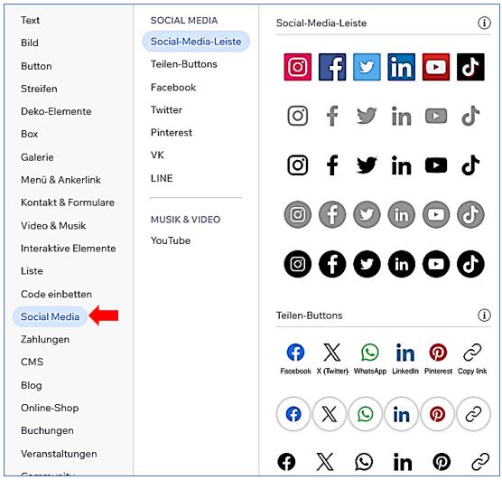 15 Elemente   Social Media
