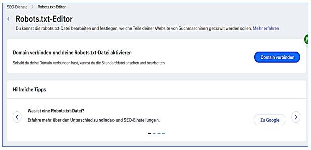 SEO robots.txt editor