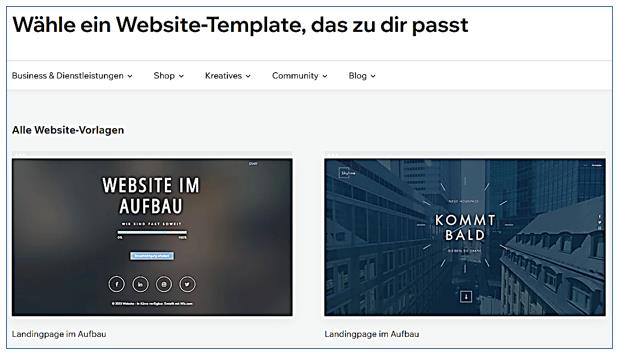 Website allgemein  2 