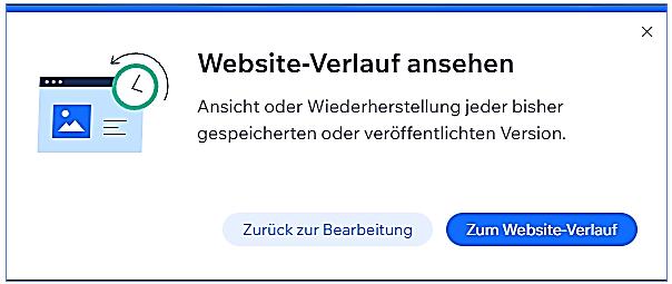 editor 13 rechte obere Zeile   Website Verlauf aufrufen
